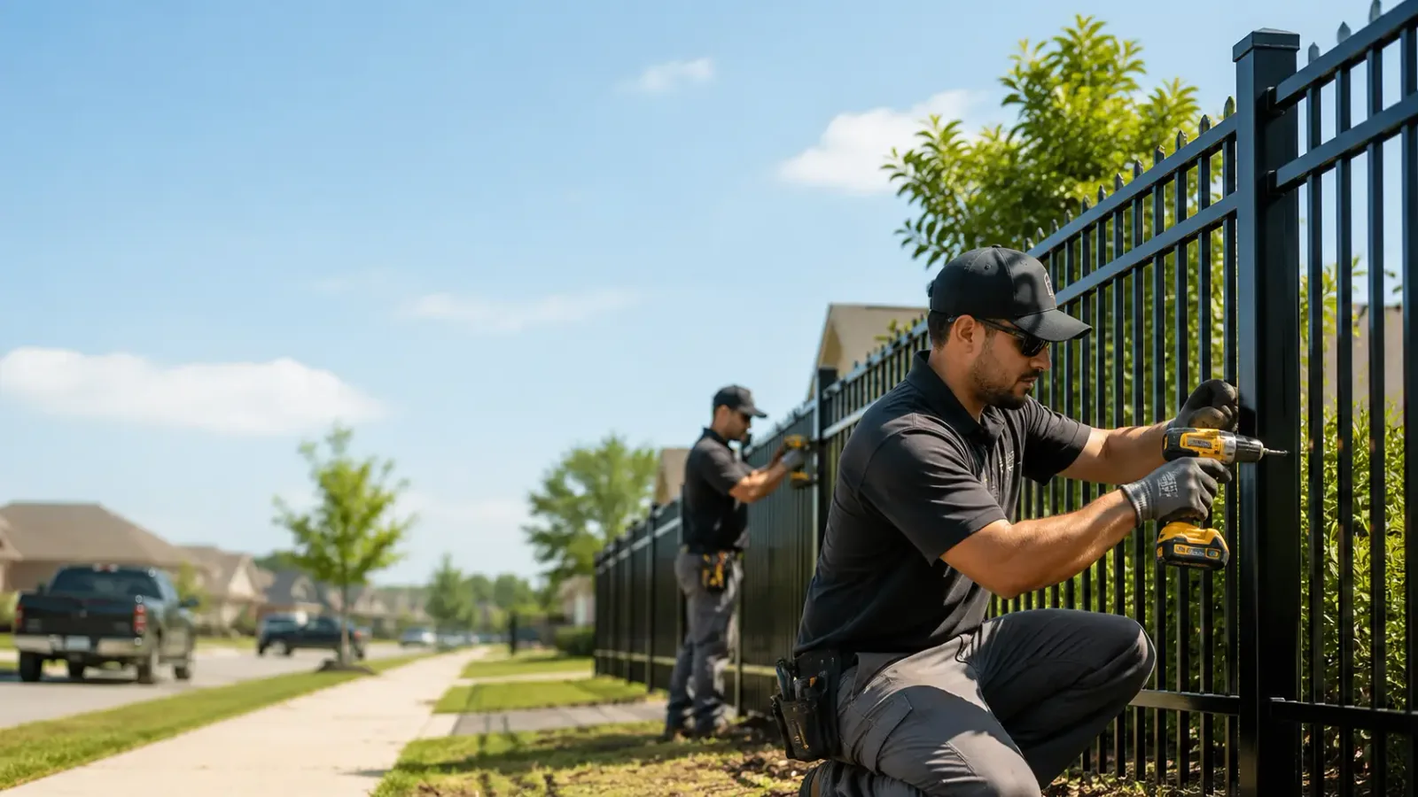 Metal Fence Installation in Peoria, IL
